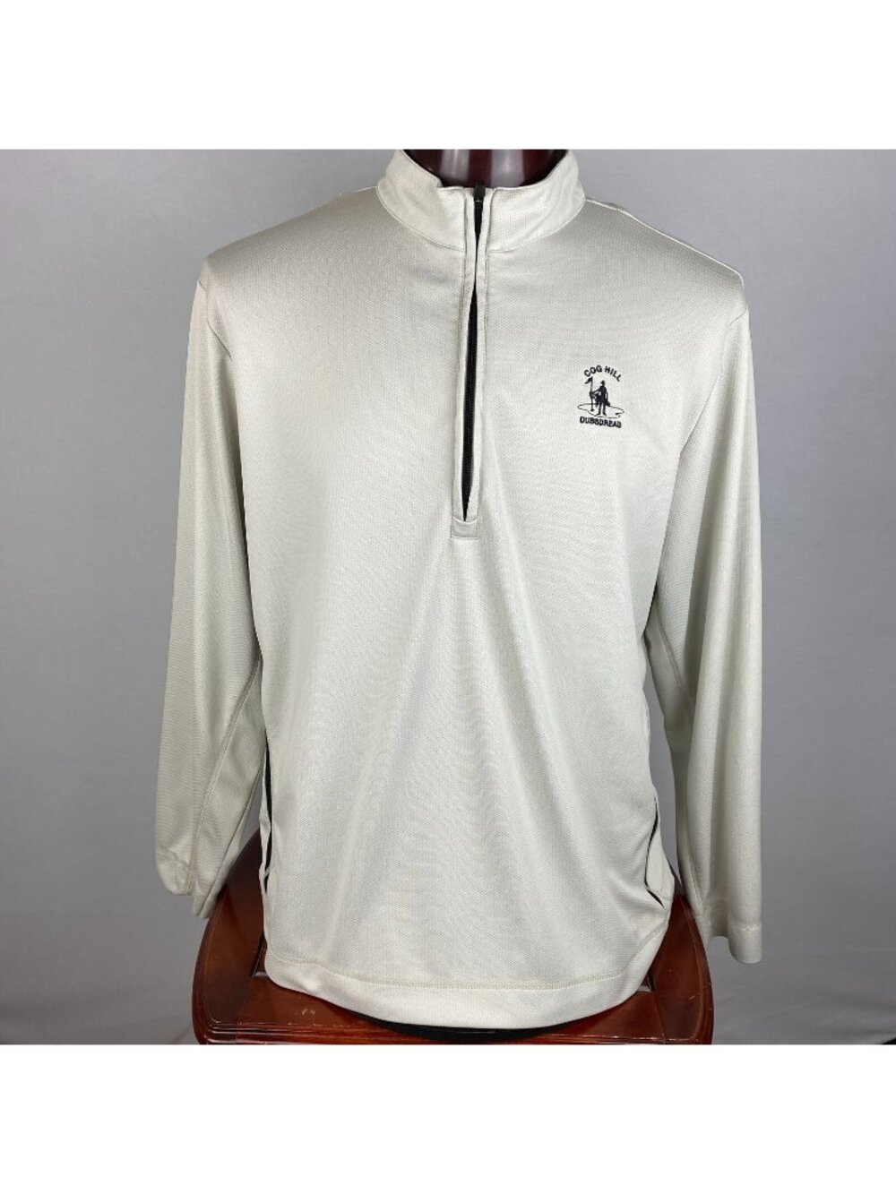 ARC All Climate Mens 2XL XXL 1/2 Zip Textured Golf Pullover Long Sleeve Shirt *